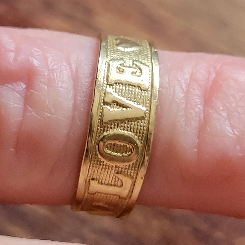 Gold Plated  Love Toe Ring